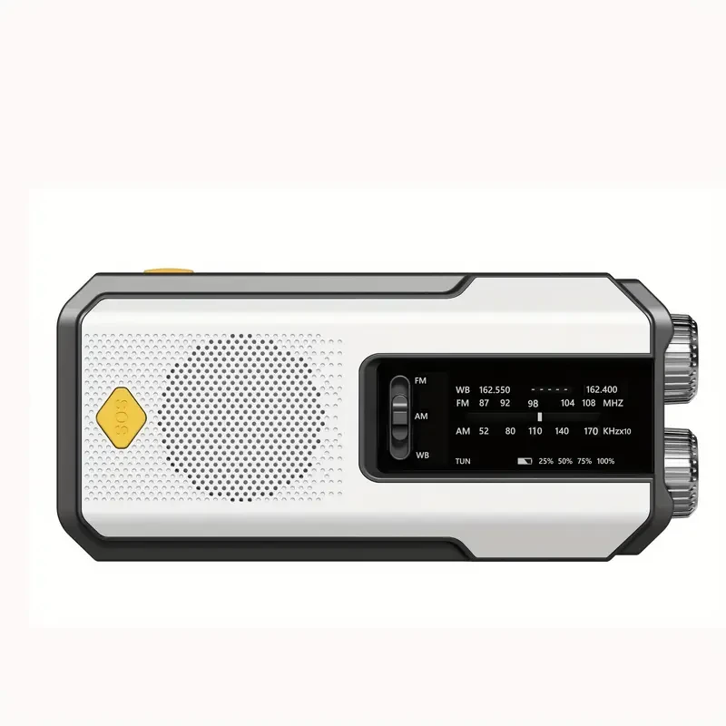 Daykit Hand Crank Radio – AM/FM, Solar, Flashlight & SOS Alarm