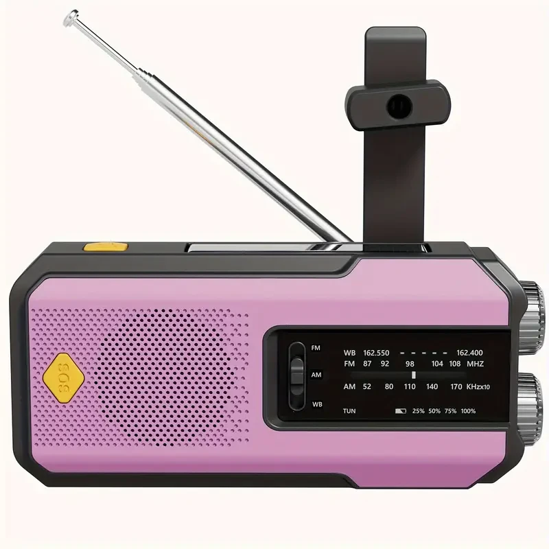 Daykit Hand Crank Radio – AM/FM, Solar, Flashlight & SOS Alarm