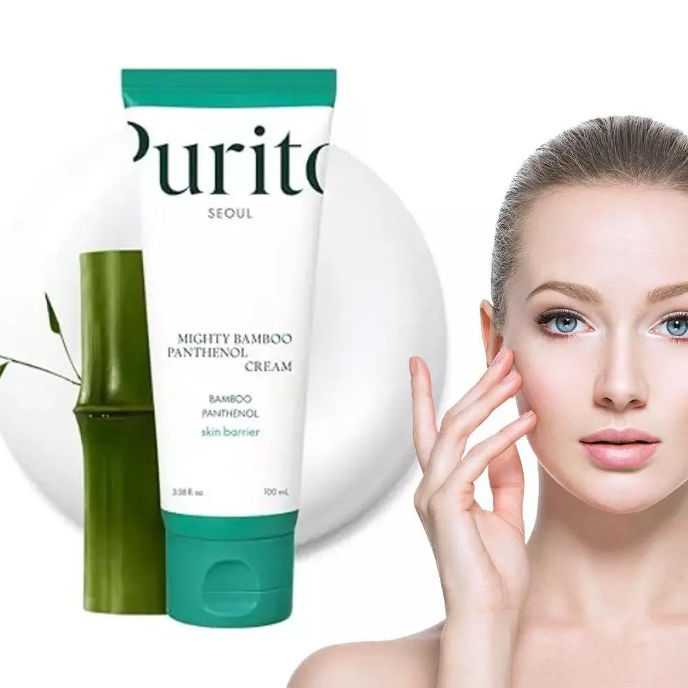 Purito Cream Bamboo Extract Panthenol - Intensive Moisturizing, Repairing, Revitalizing, and Soothing
