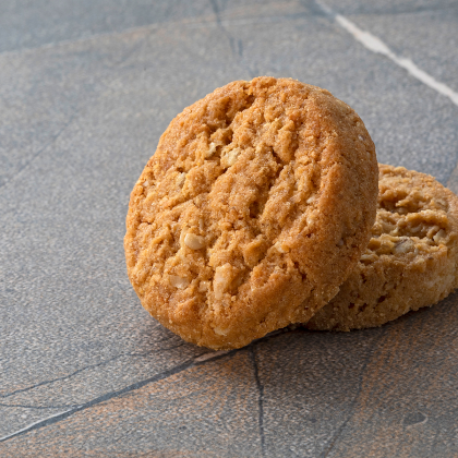 Biscuit Anzac Twin Plain Wrapped - Dry Store
