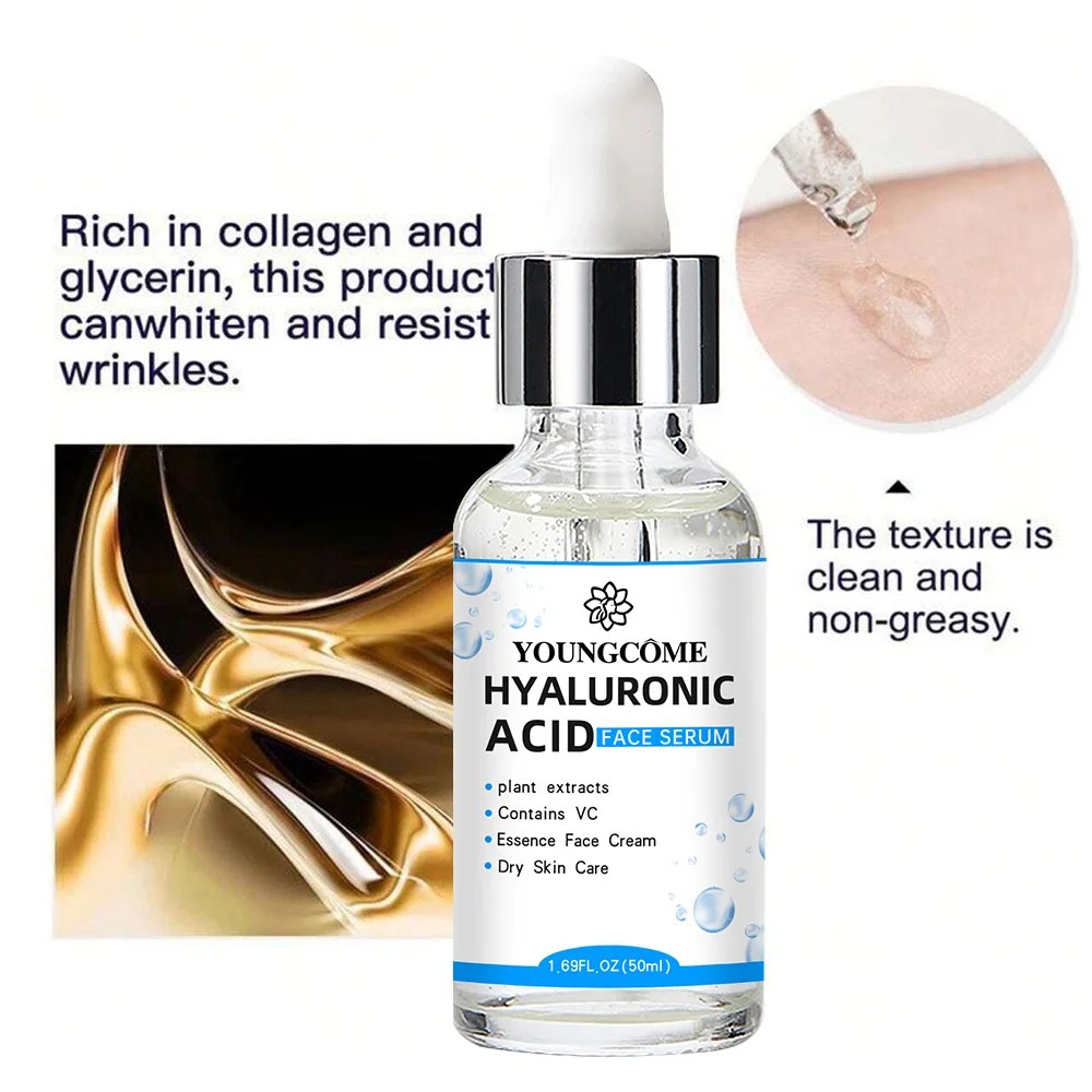 Hyaluronic Acid Facial Essence - Deep Moisturizing Facial Skin Essence for Hydration and Skin Care