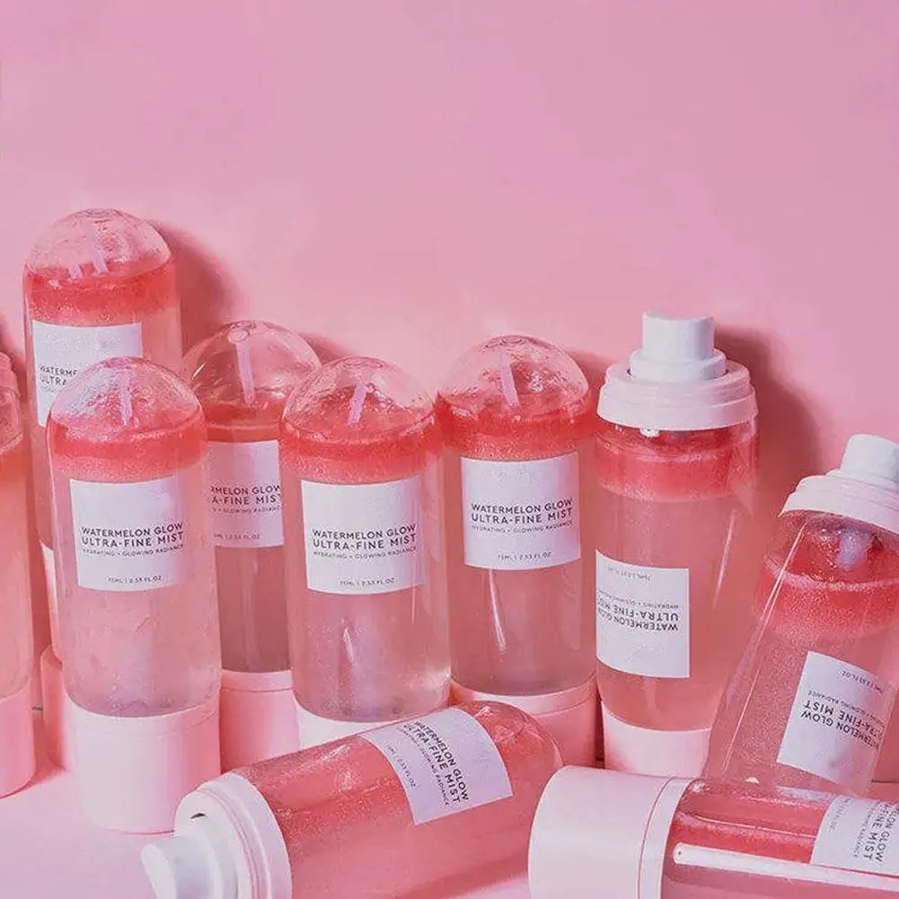 Watermelon Glow Facial Spray - Ultra-Fine Hydrating Mist with Hyaluronic Acid