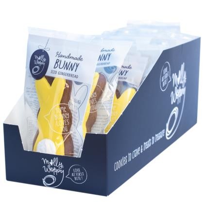 Cookie Gingerbread Bunny Yellow Iced Individually Wrap 28g - Dry Store