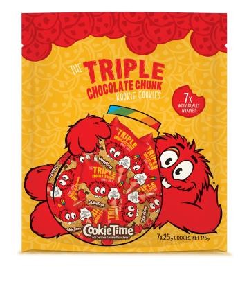 Cookie Triple Chocolate Chunk Individually Wrapped - Dry Store