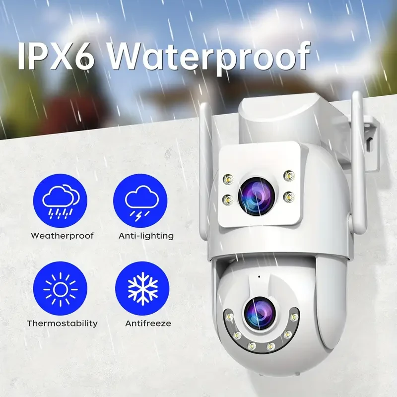 JOOAN Outdoor PTZ Wireless IP Camera – Dual Lens