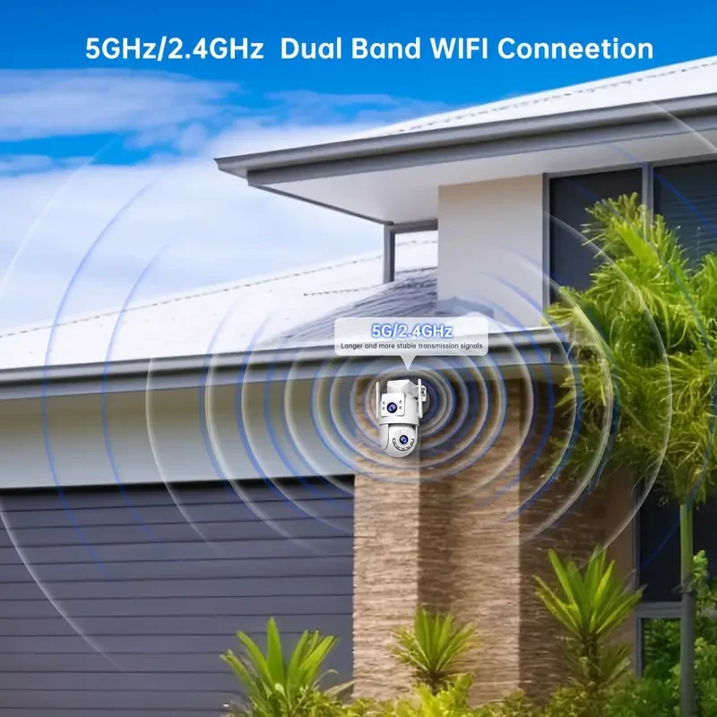 JOOAN Outdoor PTZ Wireless IP Camera – Dual Lens