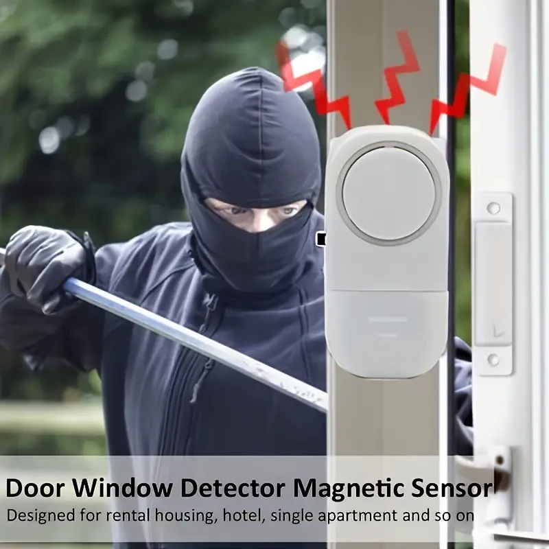 Wireless Window Door Burglar Alarm – Magnetic Sensor Security System