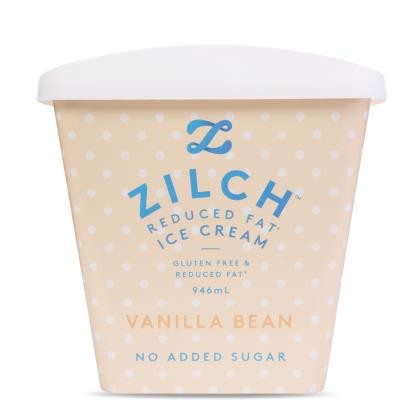 Ice Cream Vanilla No Added Sugar Gluten Free