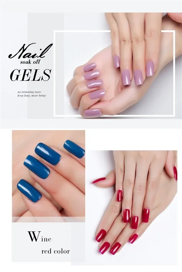 15ML Nail Gel Summer Series Colorful Soak Off UV