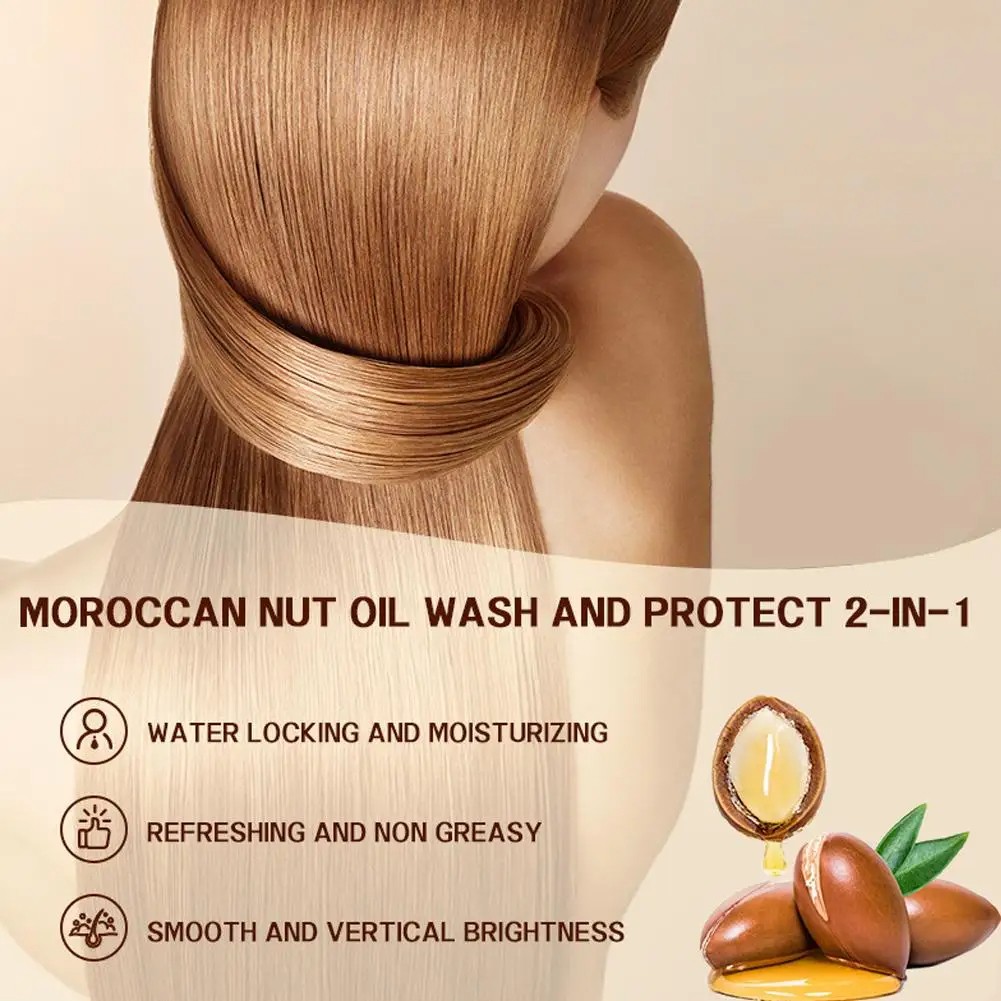 Morocco Argan Oil Shampoo & Conditioner Set With Shea Butter