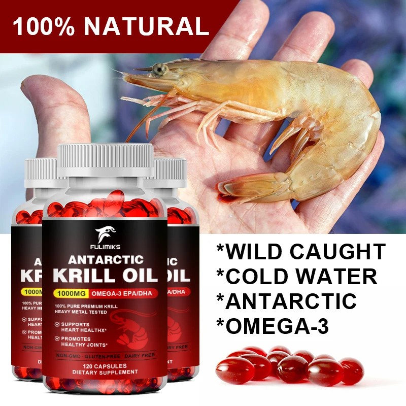 Antarctic Krill Oil - Phospholipid Omega-3 Complex with Astaxanthin