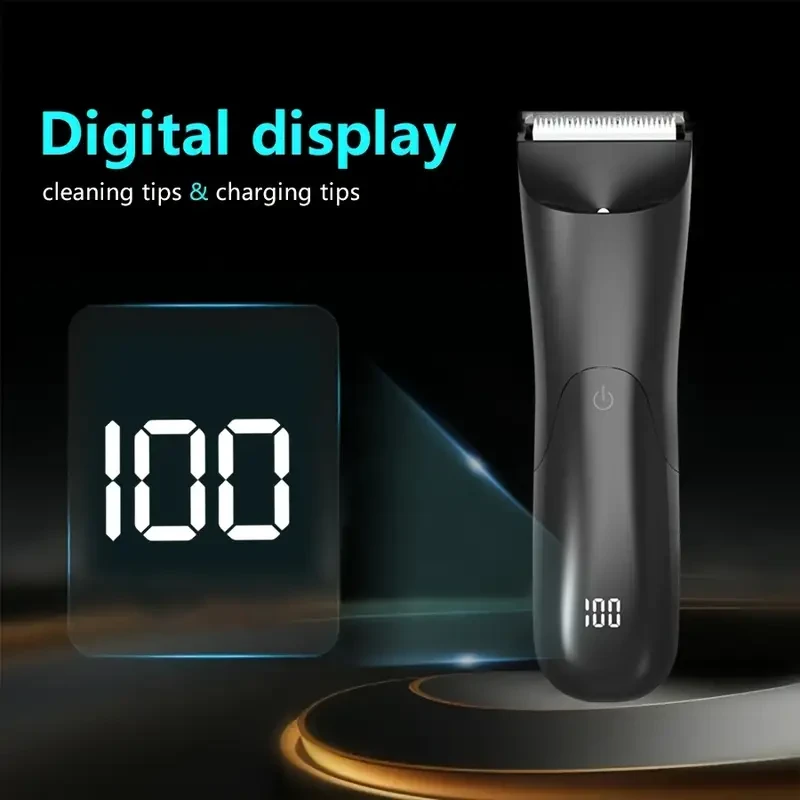 MIGUAN Men's Body Trimmer – Electric Shaver, Ceramic Blade