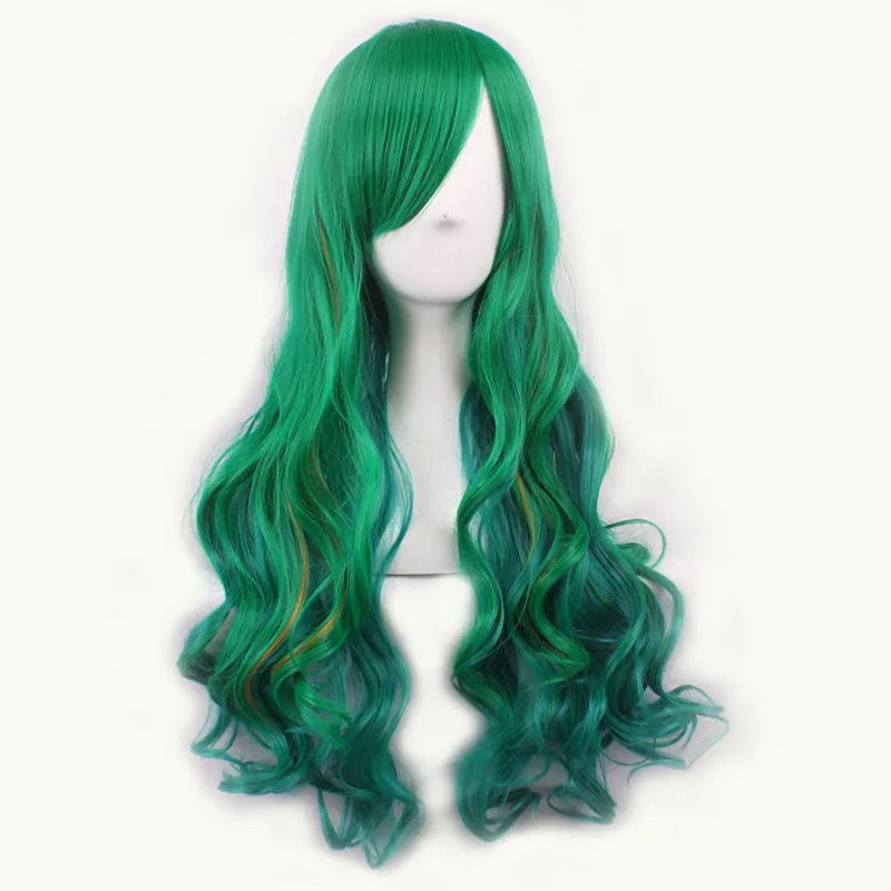 Green Ombre Wig