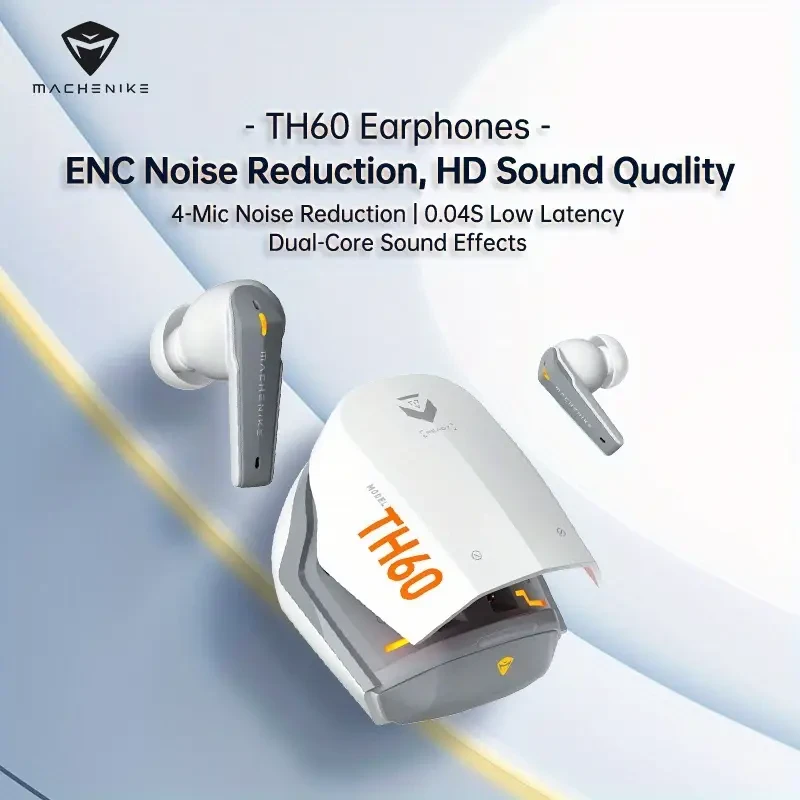 MACHENIKE TH60 Wireless Earphones – Low Latency