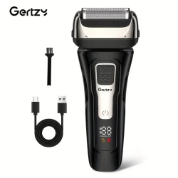 GERTZY USB Rechargeable Men's Shaver with Sideburn Trimmer