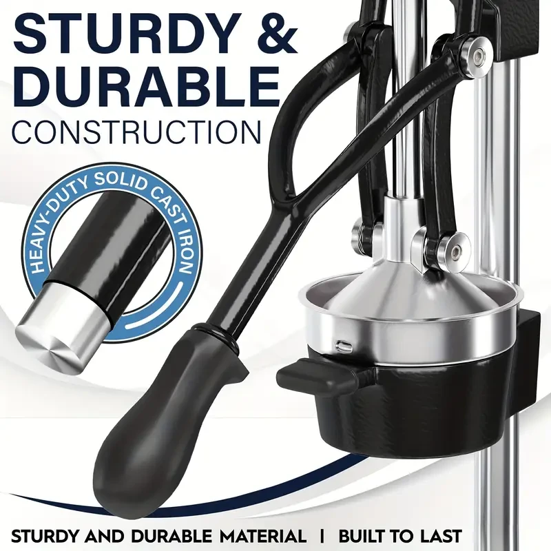 Heavy Duty Manual Citrus Juicer – Metal Body