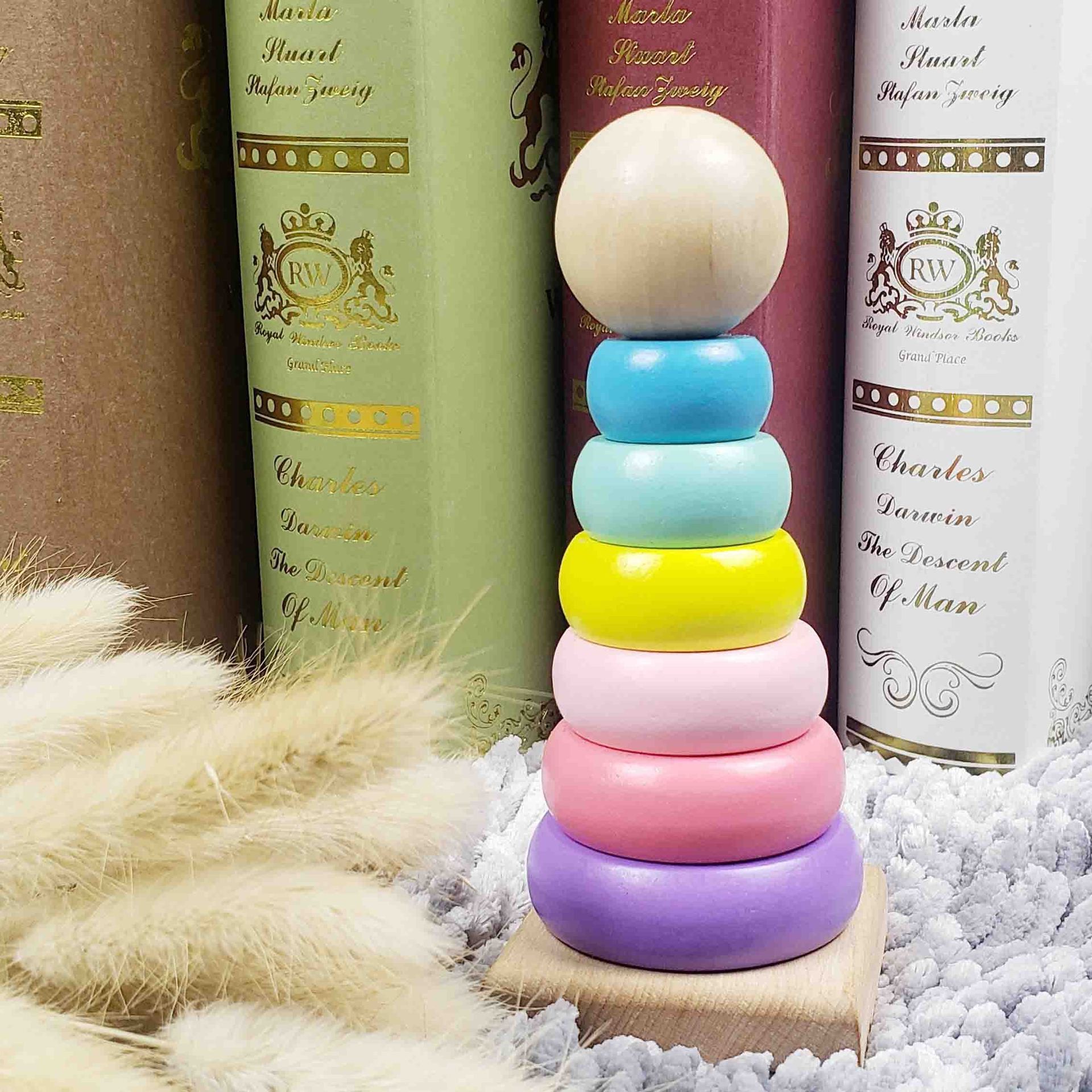 Children's Rainbow Tower Educational Toy