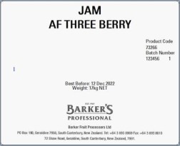 JAM THREE BERRY