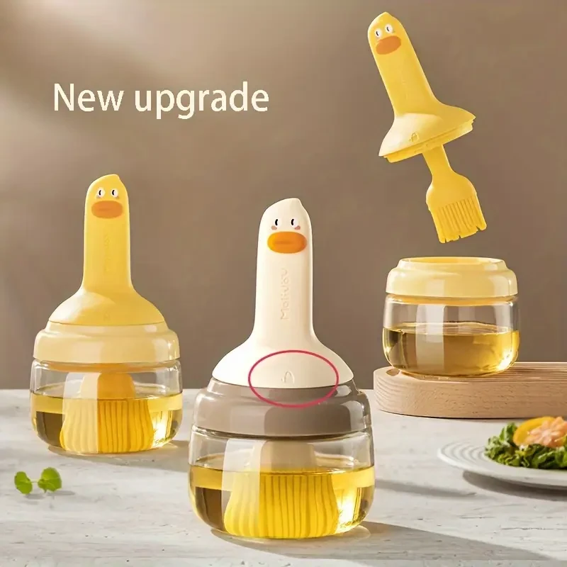Oil Brush Bottle 190ml – Leakproof Lock Design for Olive Oil