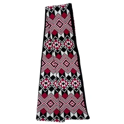 Dark Red Mãori Scarf