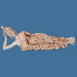 Poly Resin Lying Buddha Ornament