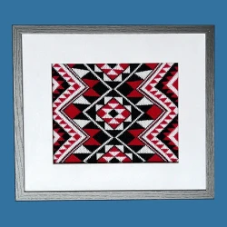 Framed Taniko Band Red