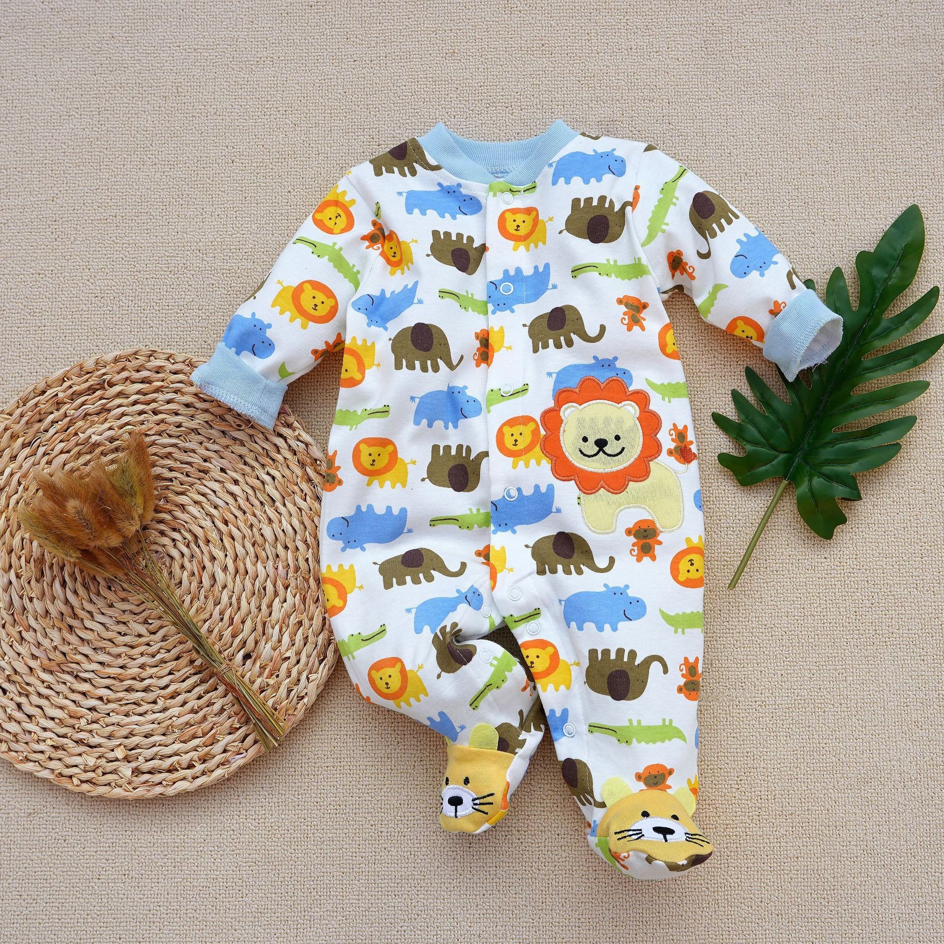 Baby Rompers Long Sleeve Cotton Jumpsuit