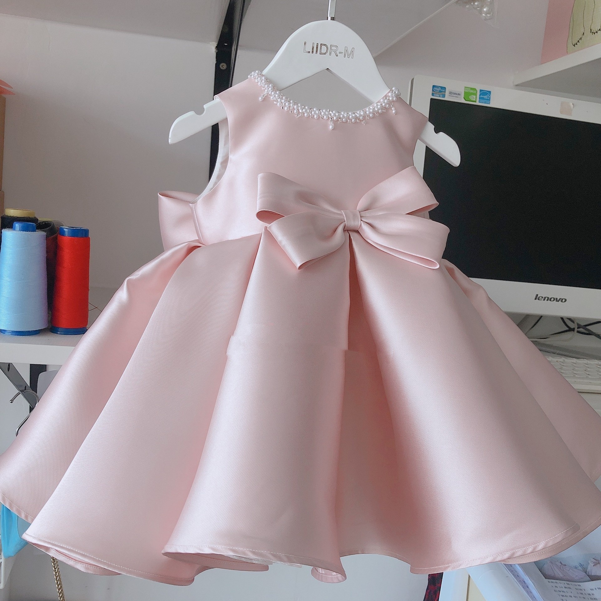 Birthday Textured Dress Holiday Costume Princess Dress