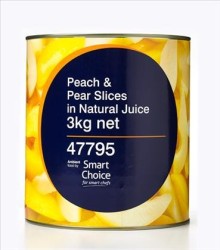 Peach & Pear Slices Natural Juice