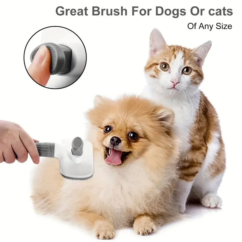 Heavy-Duty Pet Massage Comb & Brush | Efficient Undercoat Remover |