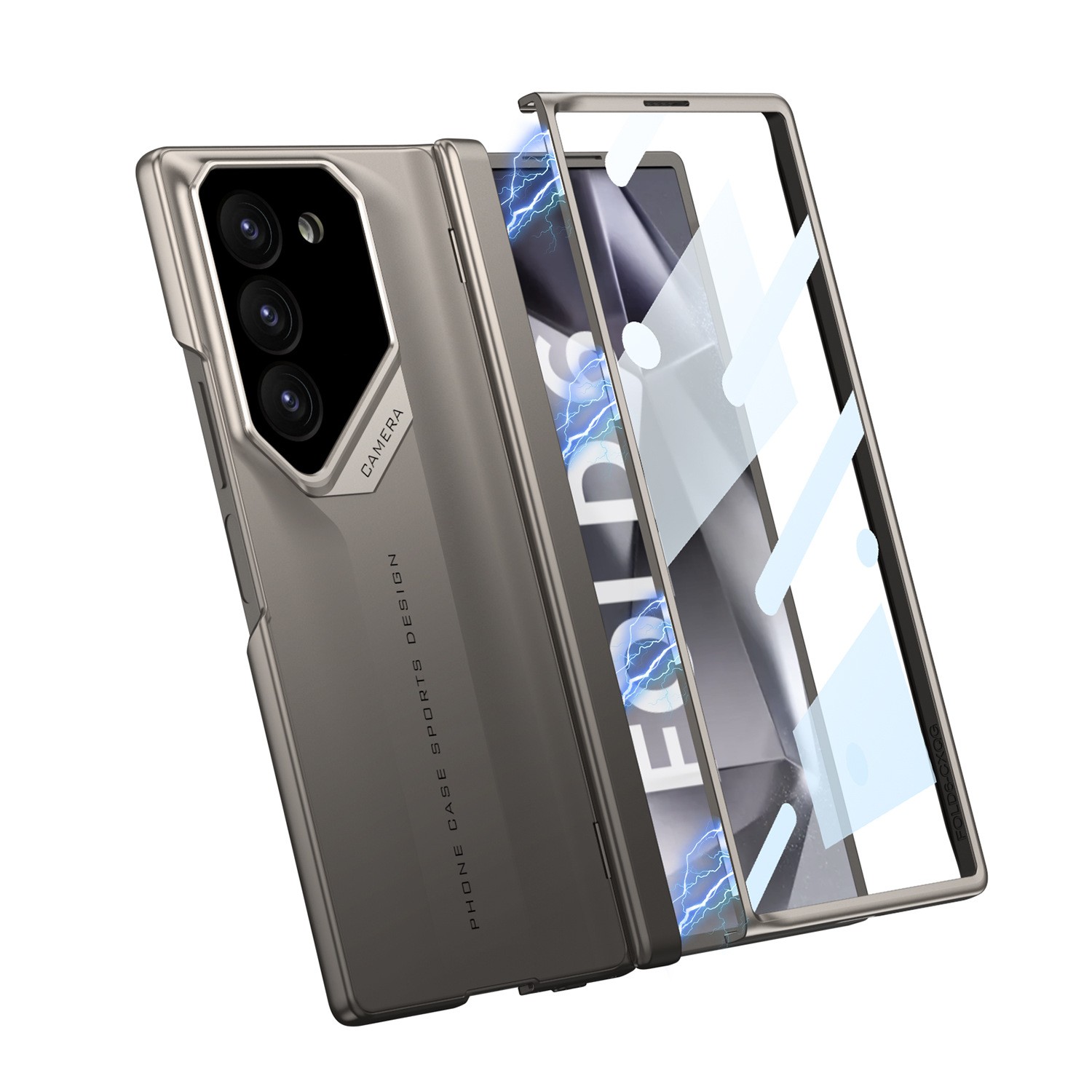 Frosted Hard Shell Ultra-thin Magnetic Super Running Shell Membrane Integrated Protective Case