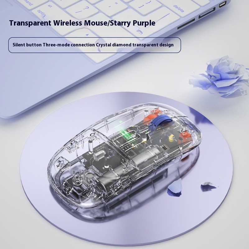 Applicable Tablet Pc Three-mode Connection Bluetooth Mouse