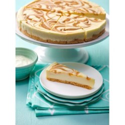 Cheesecake Salted Caramel Pre Cut Portions 25cm