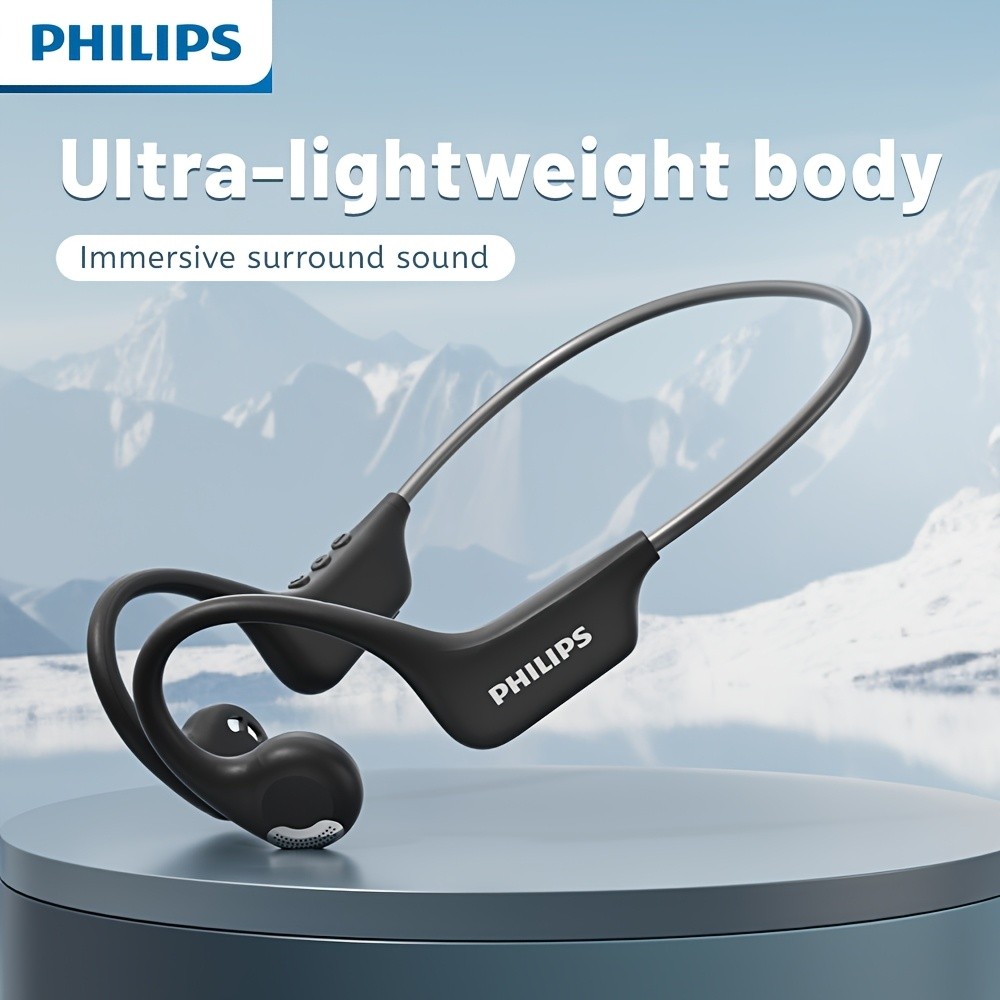 Philips Open Ear Sport Headphones – BT5.4 Wireless Bone Conduction Earphones