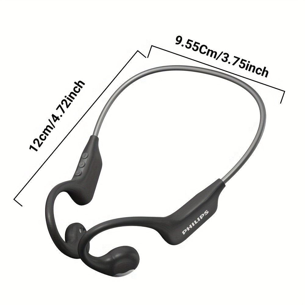 Philips Open Ear Sport Headphones – BT5.4 Wireless Bone Conduction Earphones