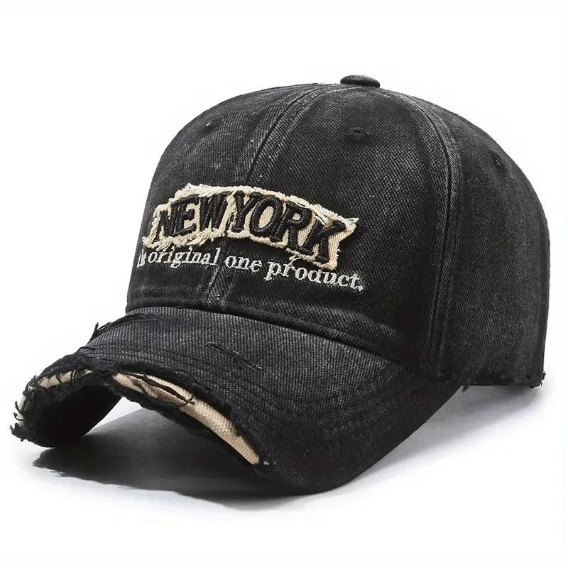 Vintage Distressed Embroidery Baseball Cap