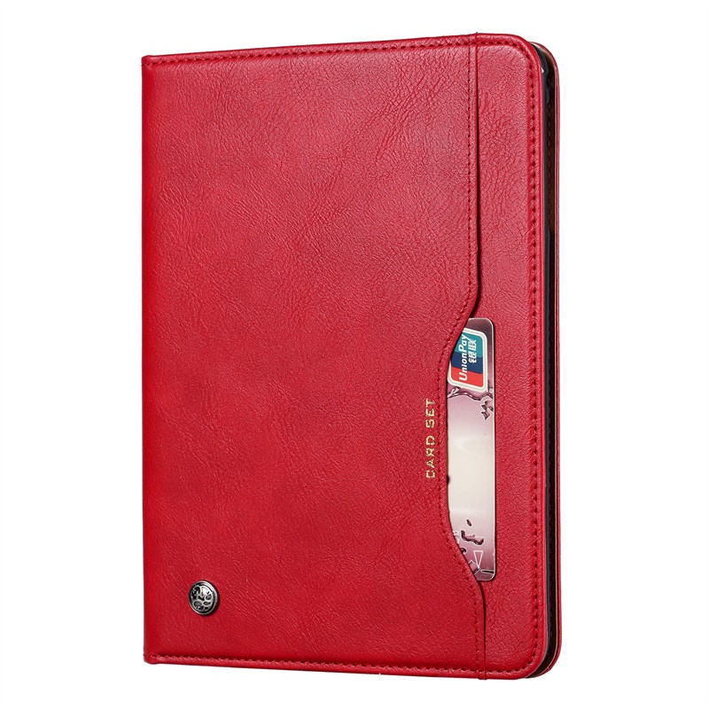 Classic Kneading Leather Business Flip Sleep Protective Cover