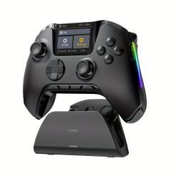 (No Drift) Interactive Screen Wireless Gaming Controller – iOS, Switch, PC, Android, Steam Deck Compatible