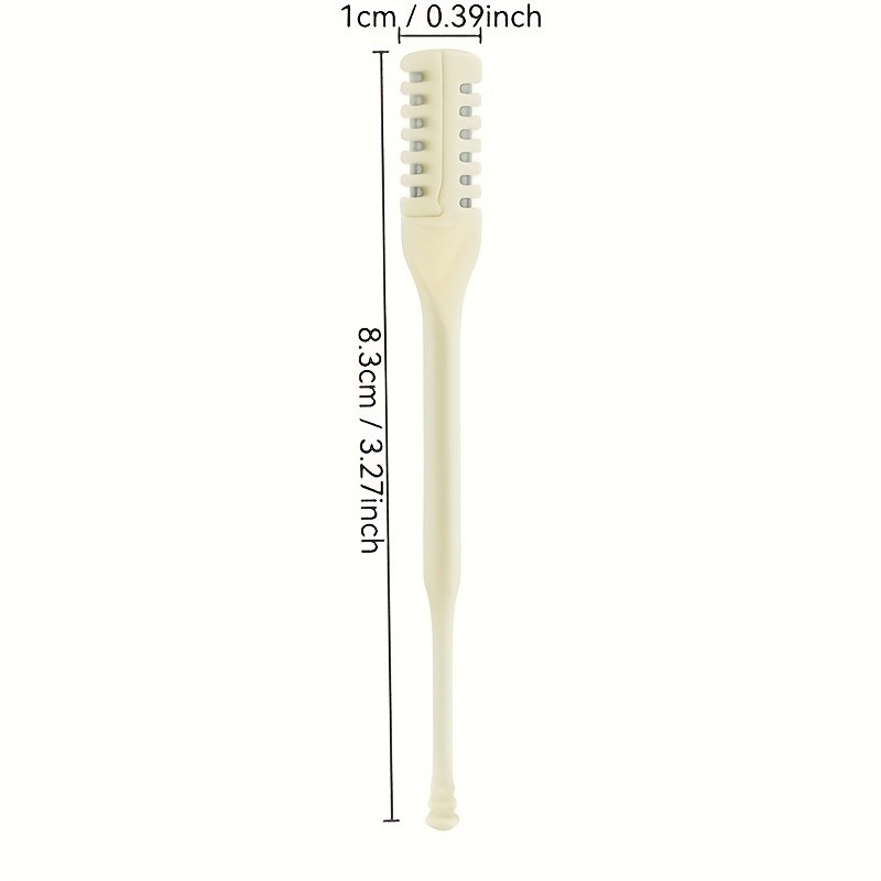 8pcs Dual-Sided Nose Hair Trimmer – 2-in-1 Nose Hair Removal Tool with 360° Rotating Design