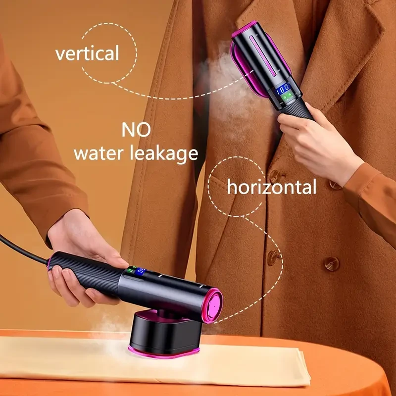 ESUPER 2-in-1 LED Rotating Garment Steamer