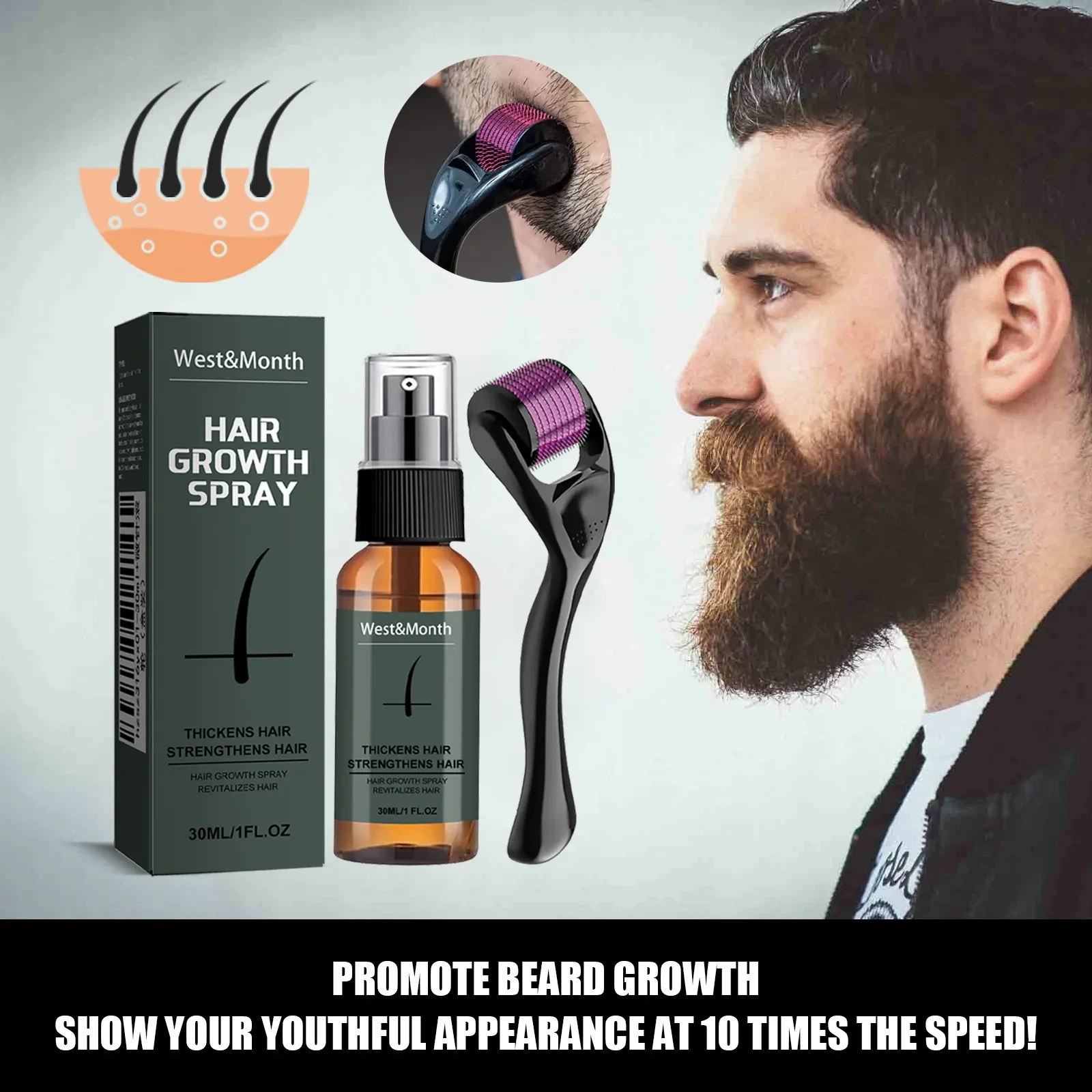 West&Month Hair Growth Spray