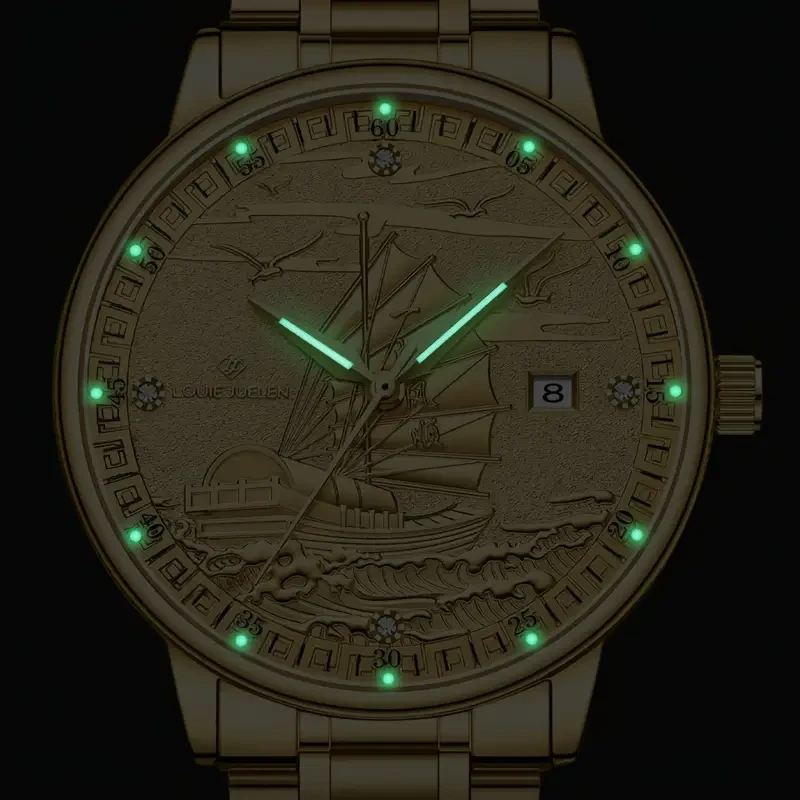Golden Automatic Luxury Men’s Mechanical Watch