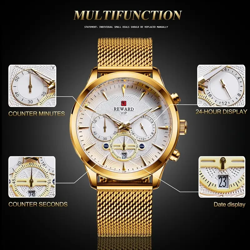REWARD Men’s Luxury Chronograph Watch