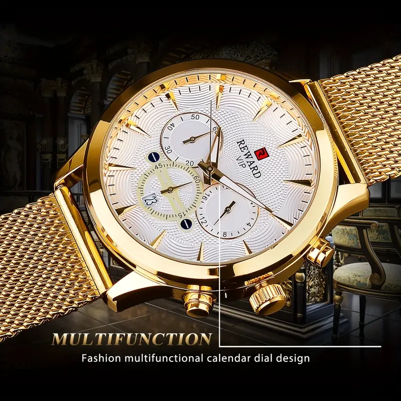 REWARD Men’s Luxury Chronograph Watch