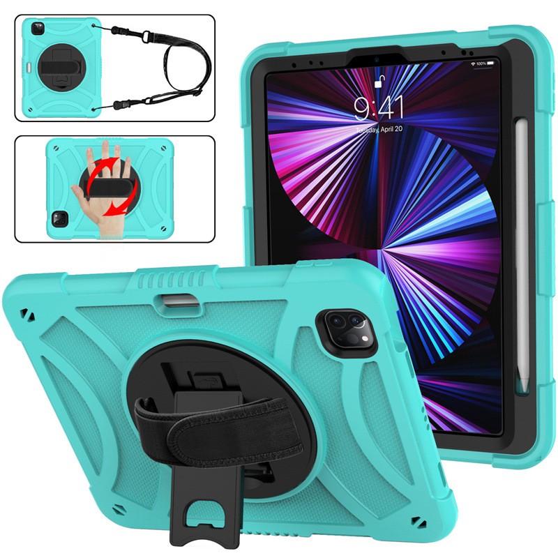 Rotating Bracket Strap Silicone Drop-resistant Protective Shell