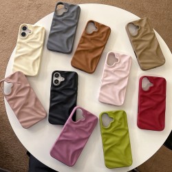 High-Grade Three-dimensional Pleated Pattern New Phone Case