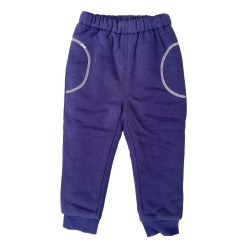 Pantalones deportivos azul marino de doble capa | 1-2 años