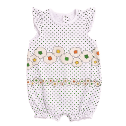 Body de lunares verdes y flores