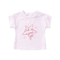 Camiseta con estampado de estrella "Good Girl"