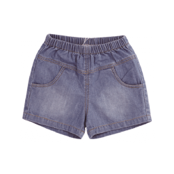 Pantalones cortos de mezclilla azul